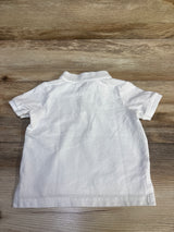 Children's Place Uniform Polo Shirt White sz 12-18m