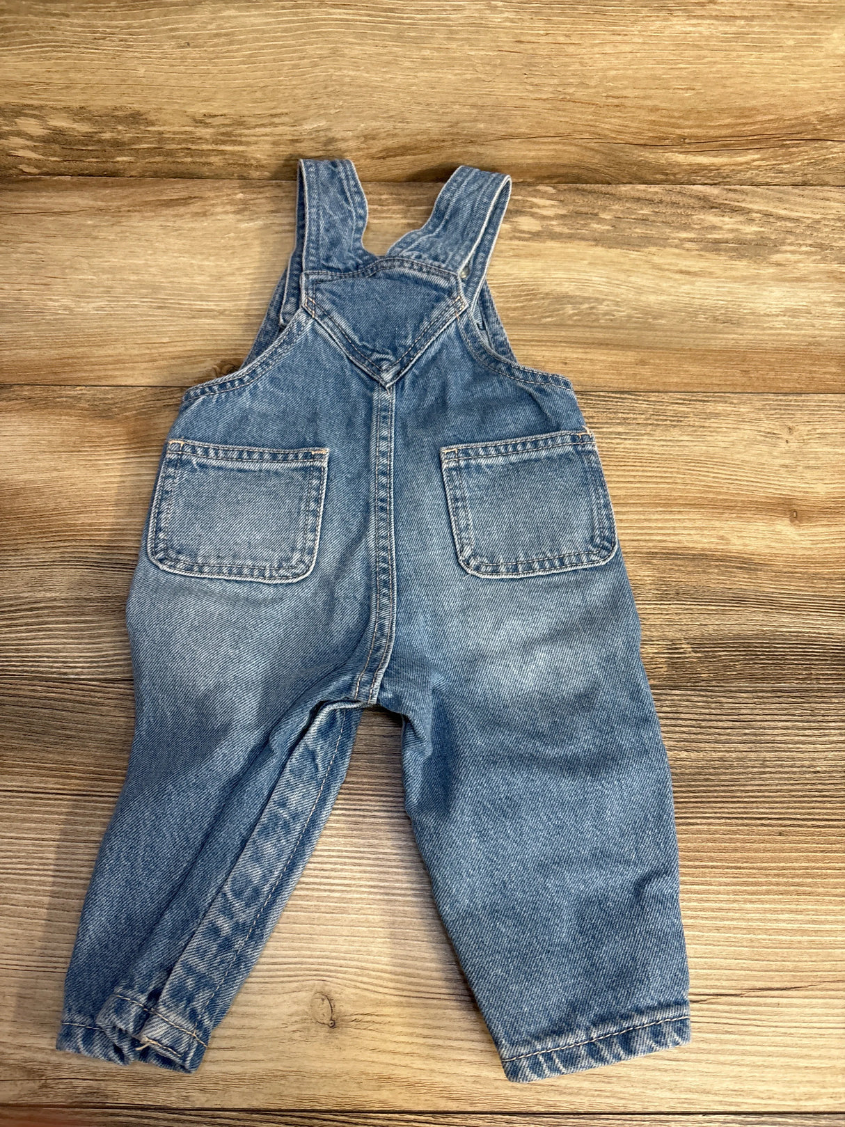 Old Navy Embroidered Denim Overalls Blue sz 6-12m - Me n Mommy To Be