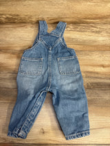 Old Navy Embroidered Denim Overalls Blue sz 6-12m - Me n Mommy To Be