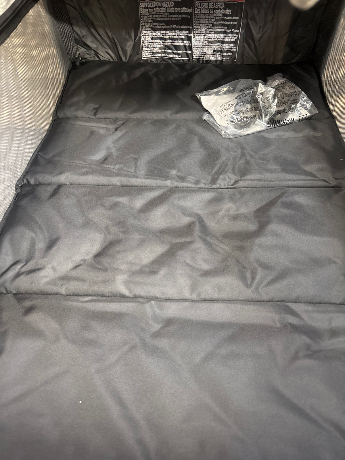 NEW Pamo Babe Just Right Playard with Bassinet & Changer - Grey