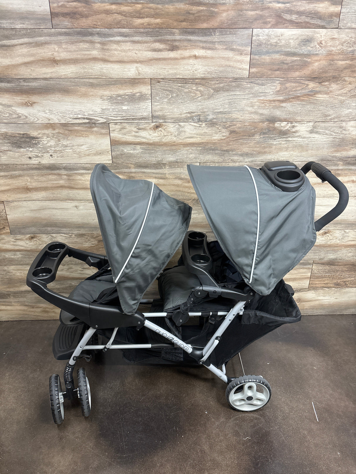 Graco DuoGlider Click Connect Double Stroller in Glacier