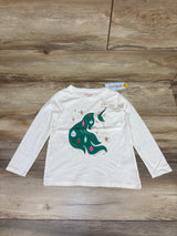 NEW Cat & Jack Christmas Unicorn Shirt White sz 4/5T
