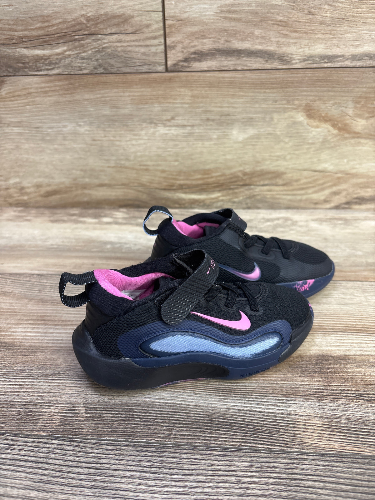 Nike IsoFly PS 'Black Midnight Navy Pink' Sneakers sz 9c