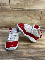 Air Jordan 11 Retro TD 'Cherry' Sneakers, White/Red sz 6c