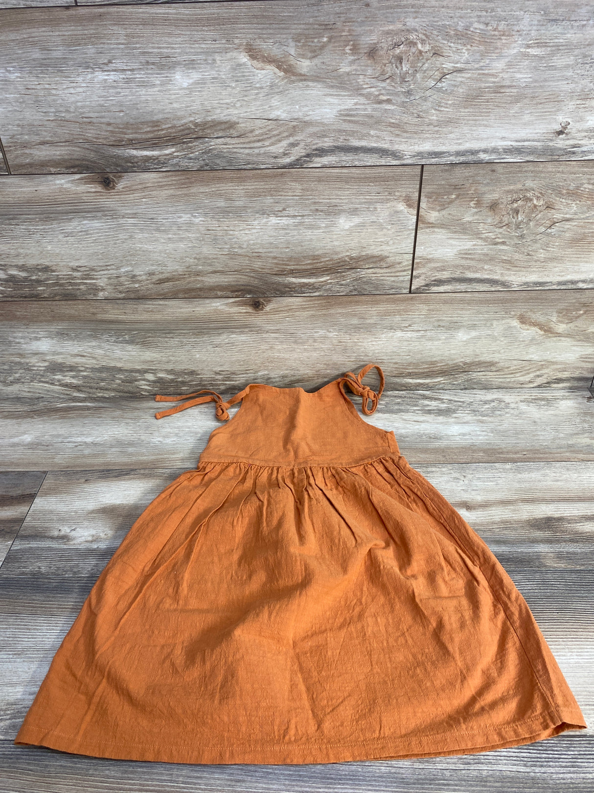 Nectar x Kids Tie Strap Dress Orange sz 5/6