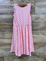 NEW Dot Dot Smile Gingham Tank Dress Pink sz 3-4T