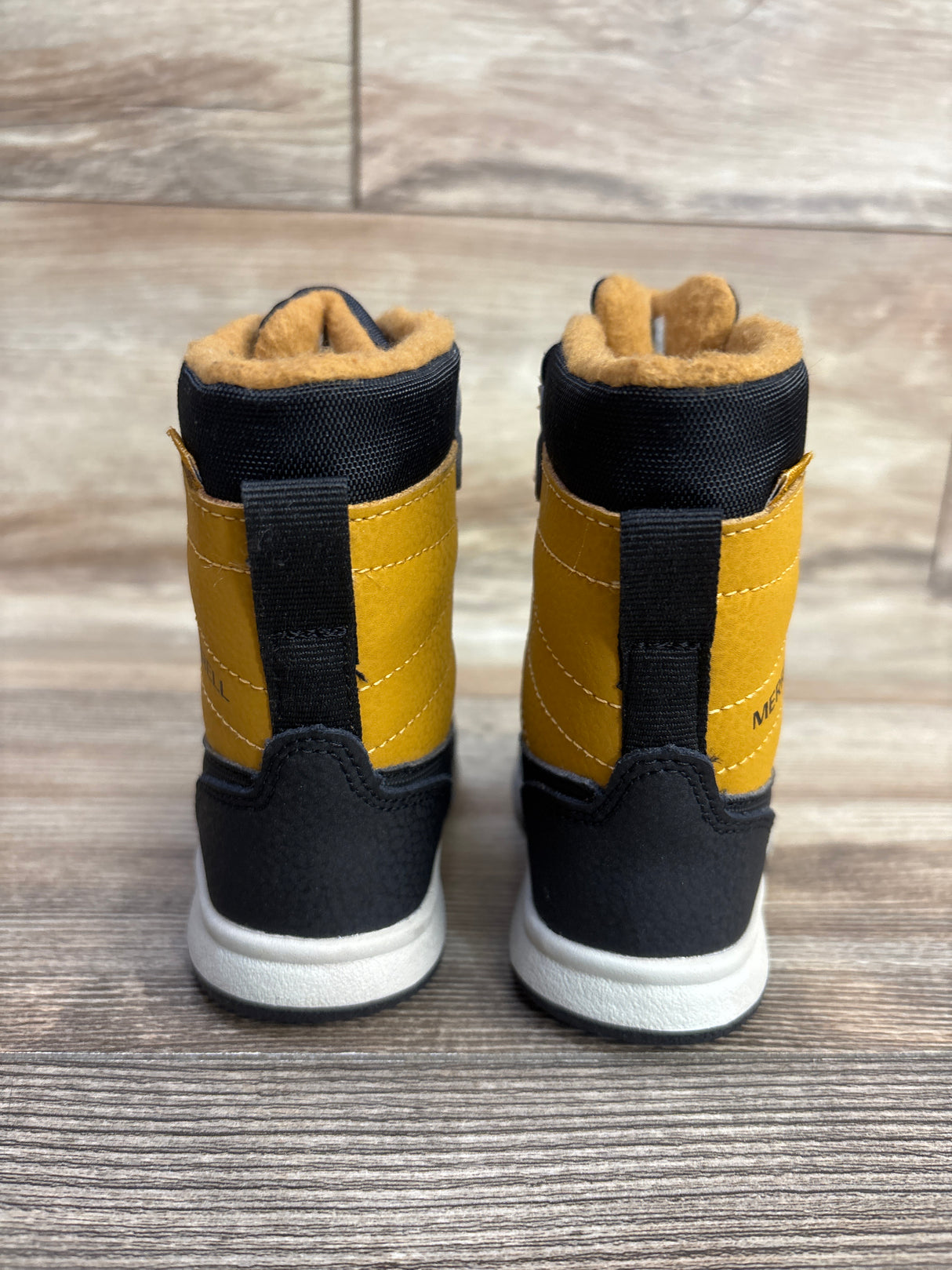 Merrell Snow Storm JR Waterproof Winter Boots, Wheat sz 5c
