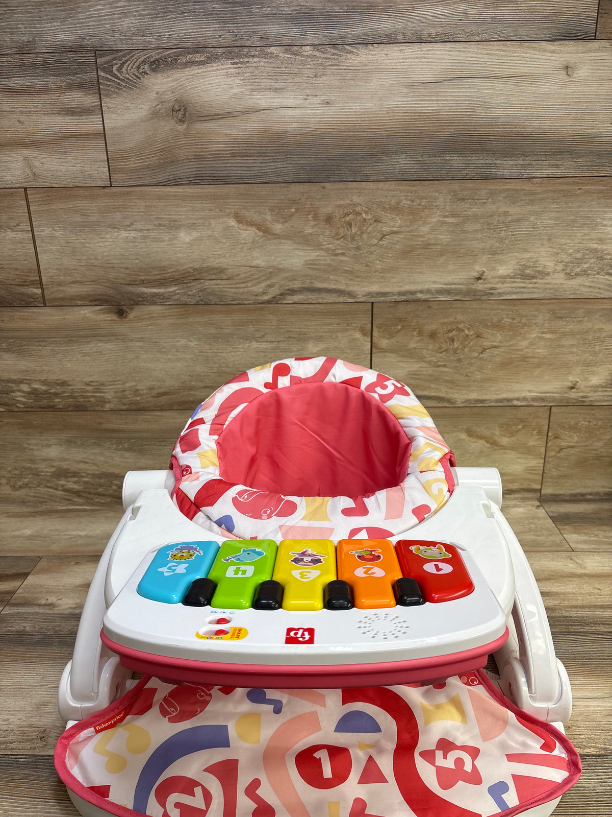Fisher-Price Deluxe Kick & Play Sit-Me-Up Floor Seat, Pink