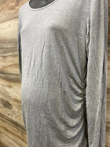 Smallshow Ruched Shirt Grey sz XL