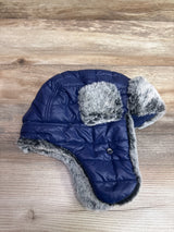 NWOT Cat & Jack Faux-Fur Trapper Hat Navy OSFM