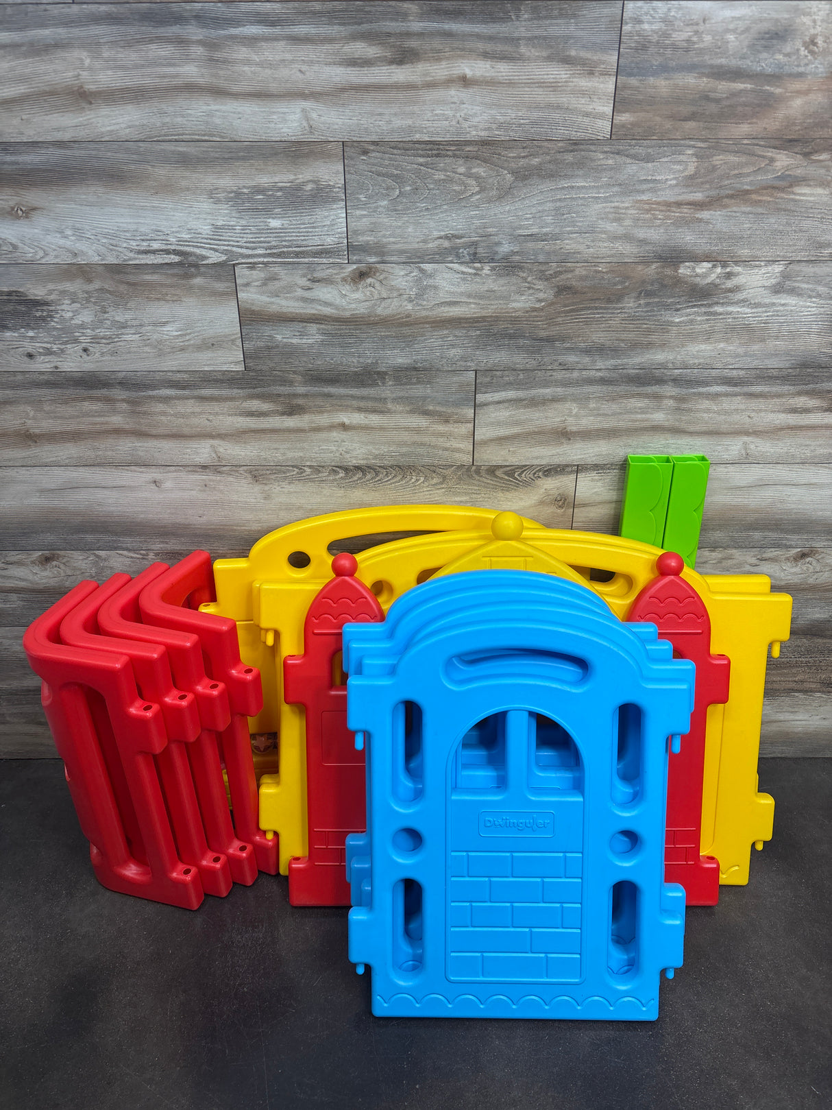 DWINGULER Castle Playpen - Rainbow