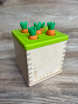 Lovevery Wooden Coin Bank Set + Carrot Lid & Carrots