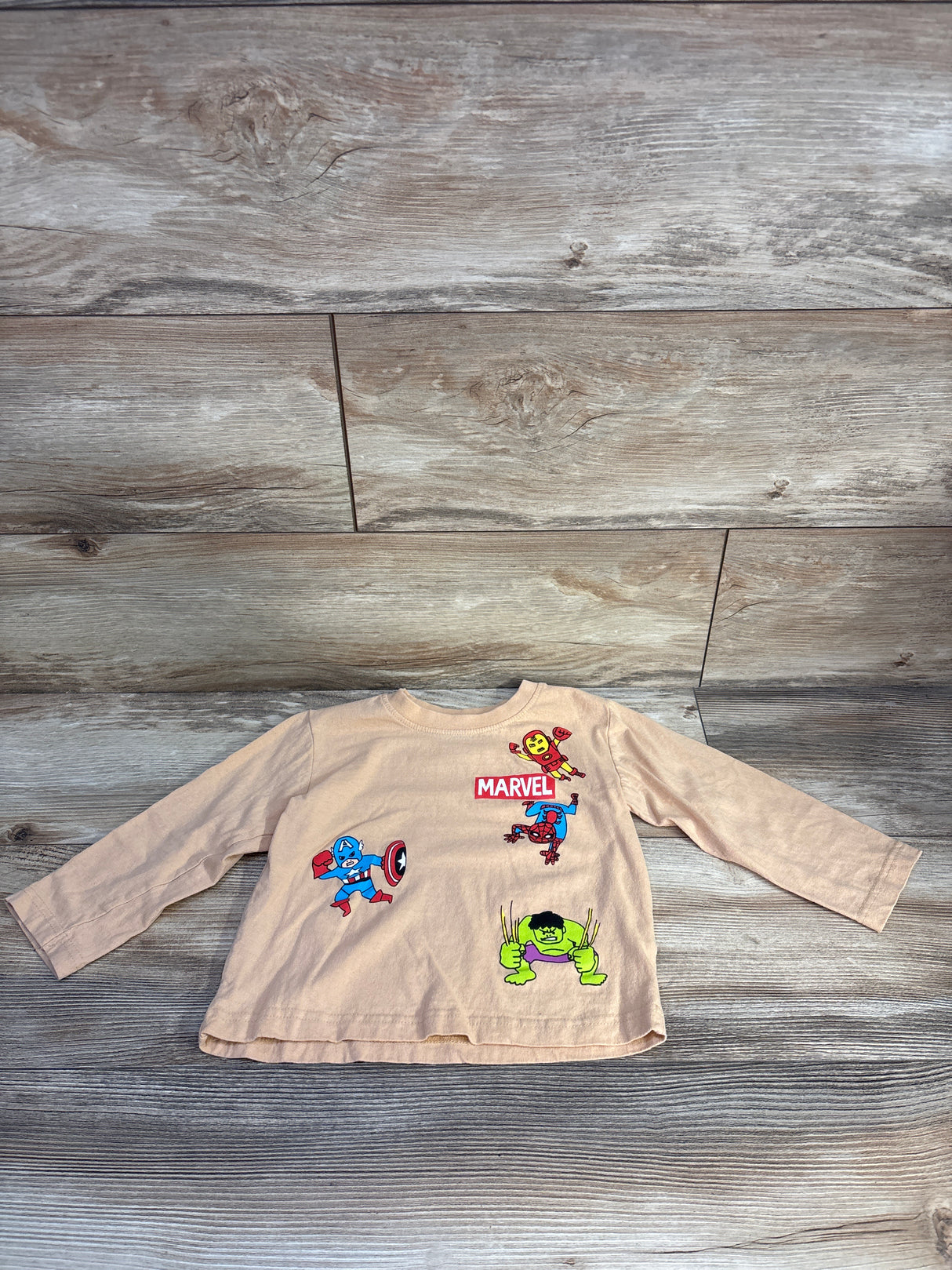 Marvel Shirt Beige sz 3T
