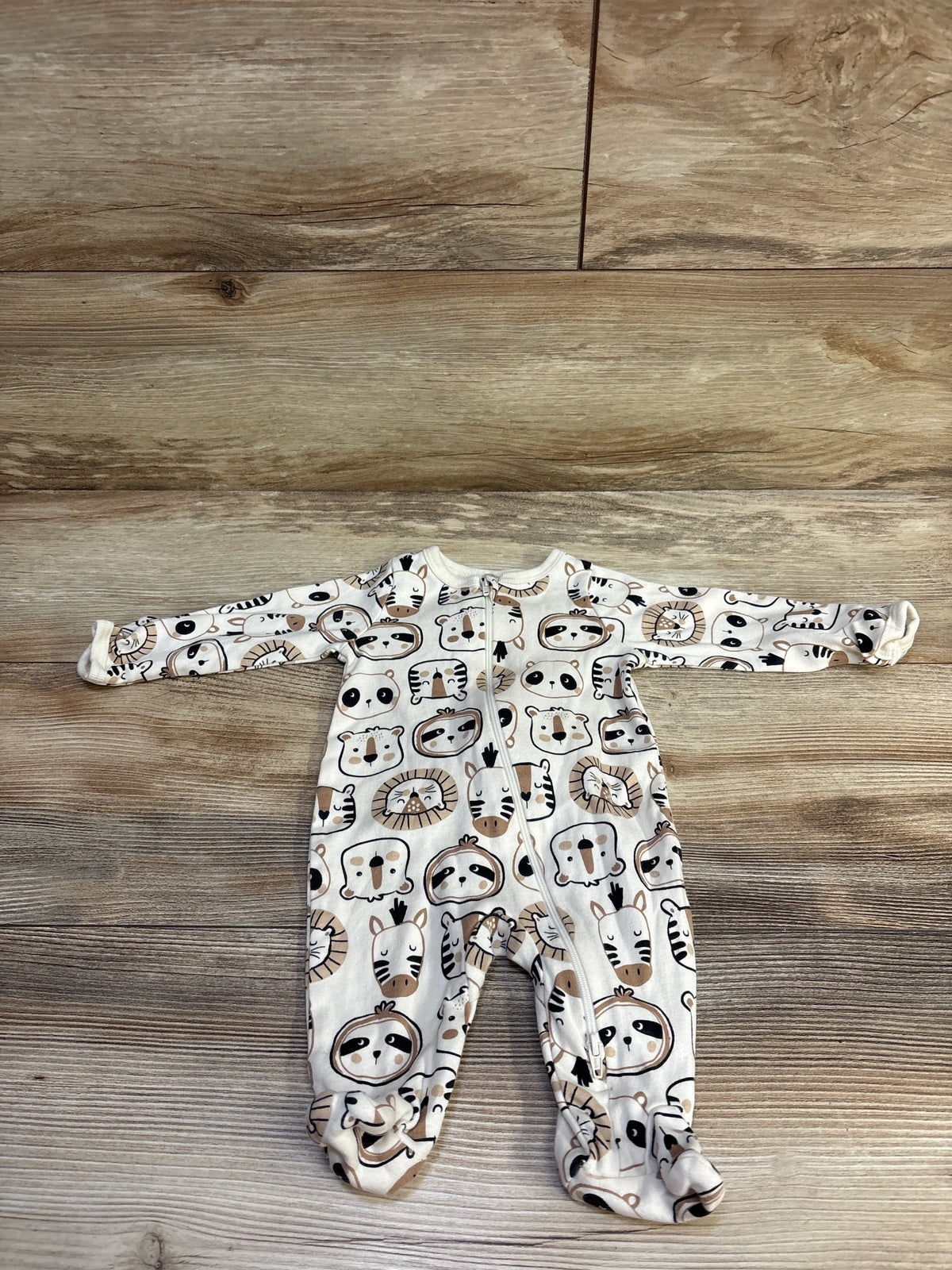 Wonder Nation Sleeper Ivory sz Newborn