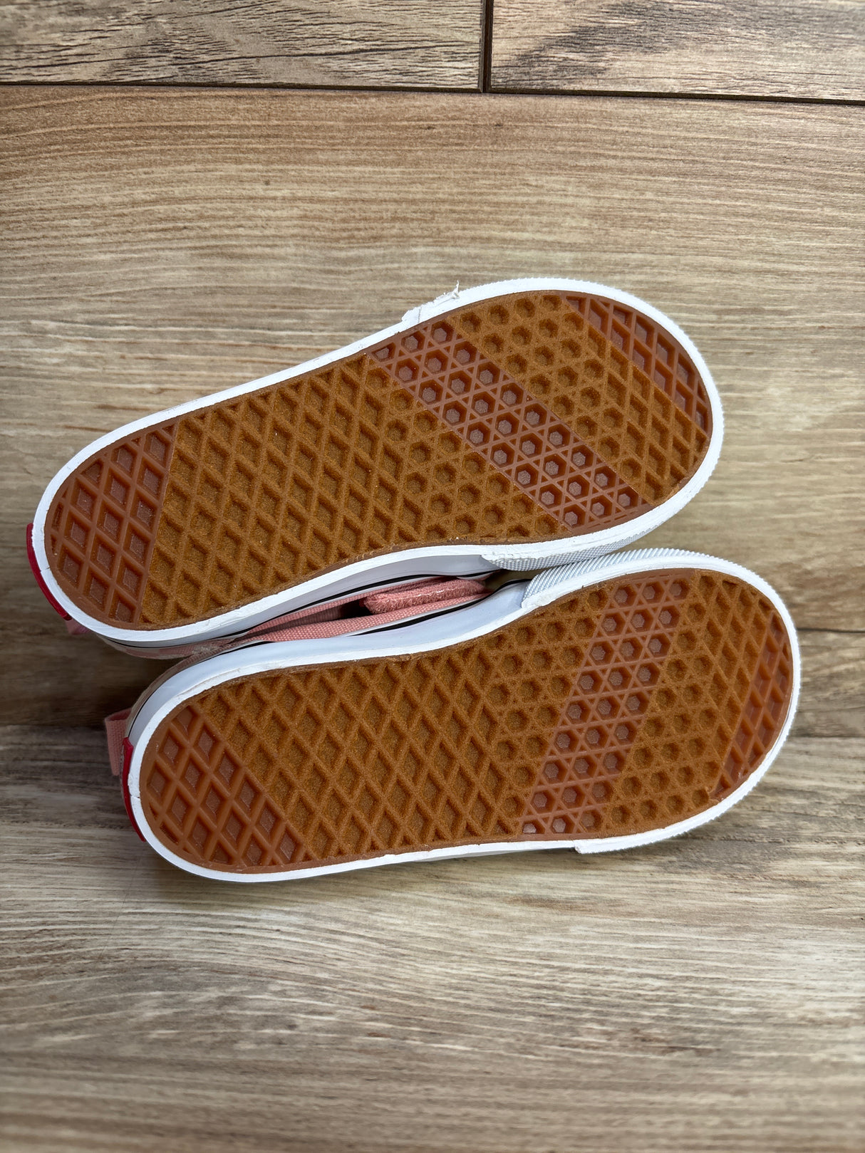 NEW Vans Slip-On V 'Checkerboard Powder Pink' Sneakers sz 8c