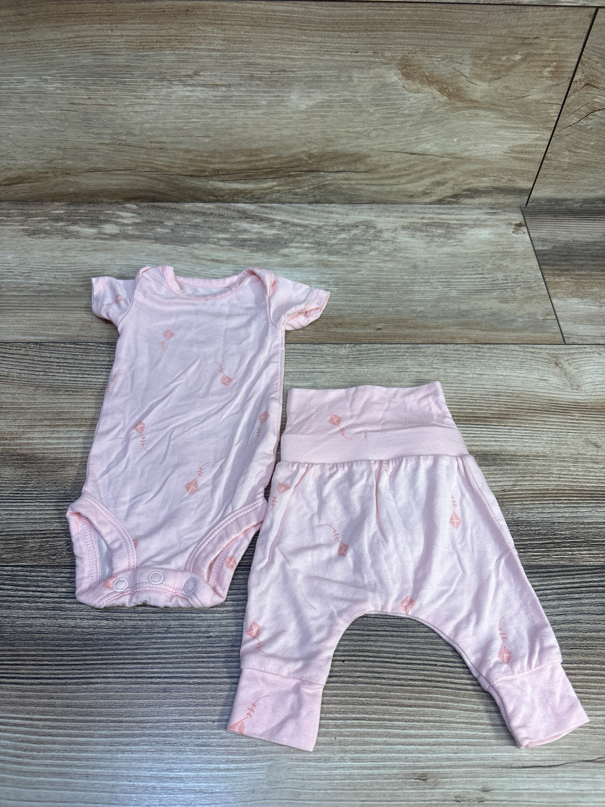 Child Of Mine 2pc Viscose Bodysuit & Pants Set Pink sz Preemie