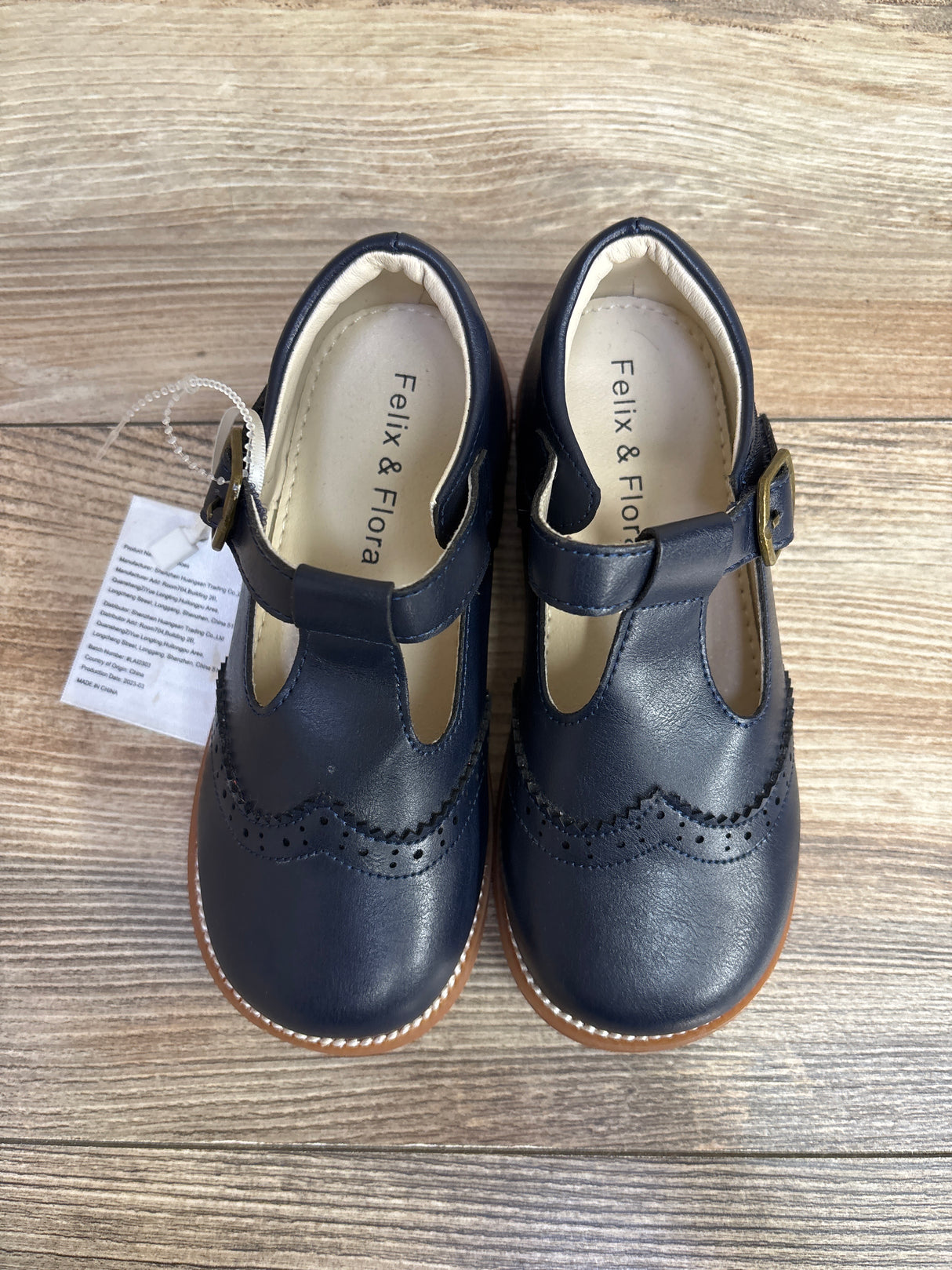 NEW Felix & Flora Mary Jane Dress Shoes Navy sz 10c