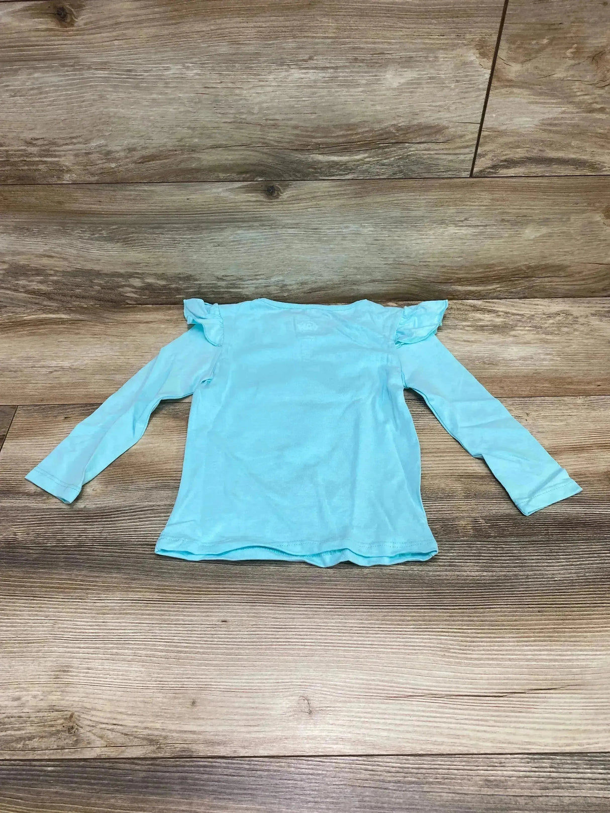 NEW Paw Patrol Girl Pup Teal Ruffle Shirt sz 2T