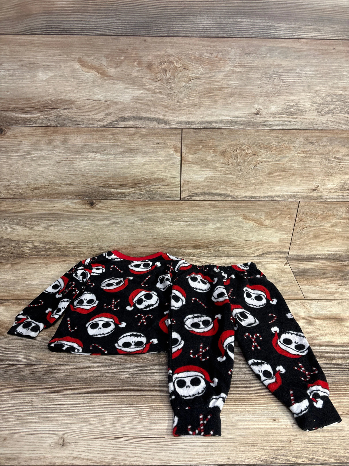 Nightmare Before Christmas 2pc Jolly Pajama Set Black sz 2T