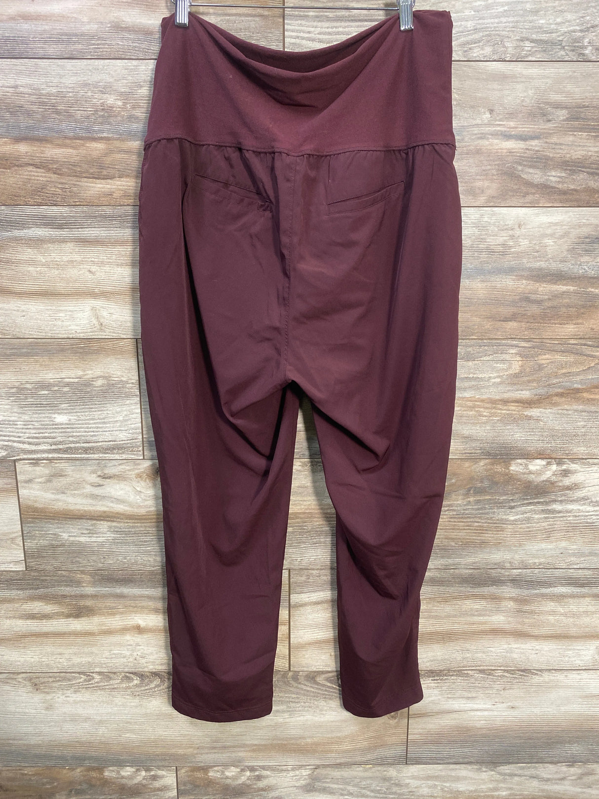 Old Navy Maternity Quick Dry Pants Burgundy sz Large