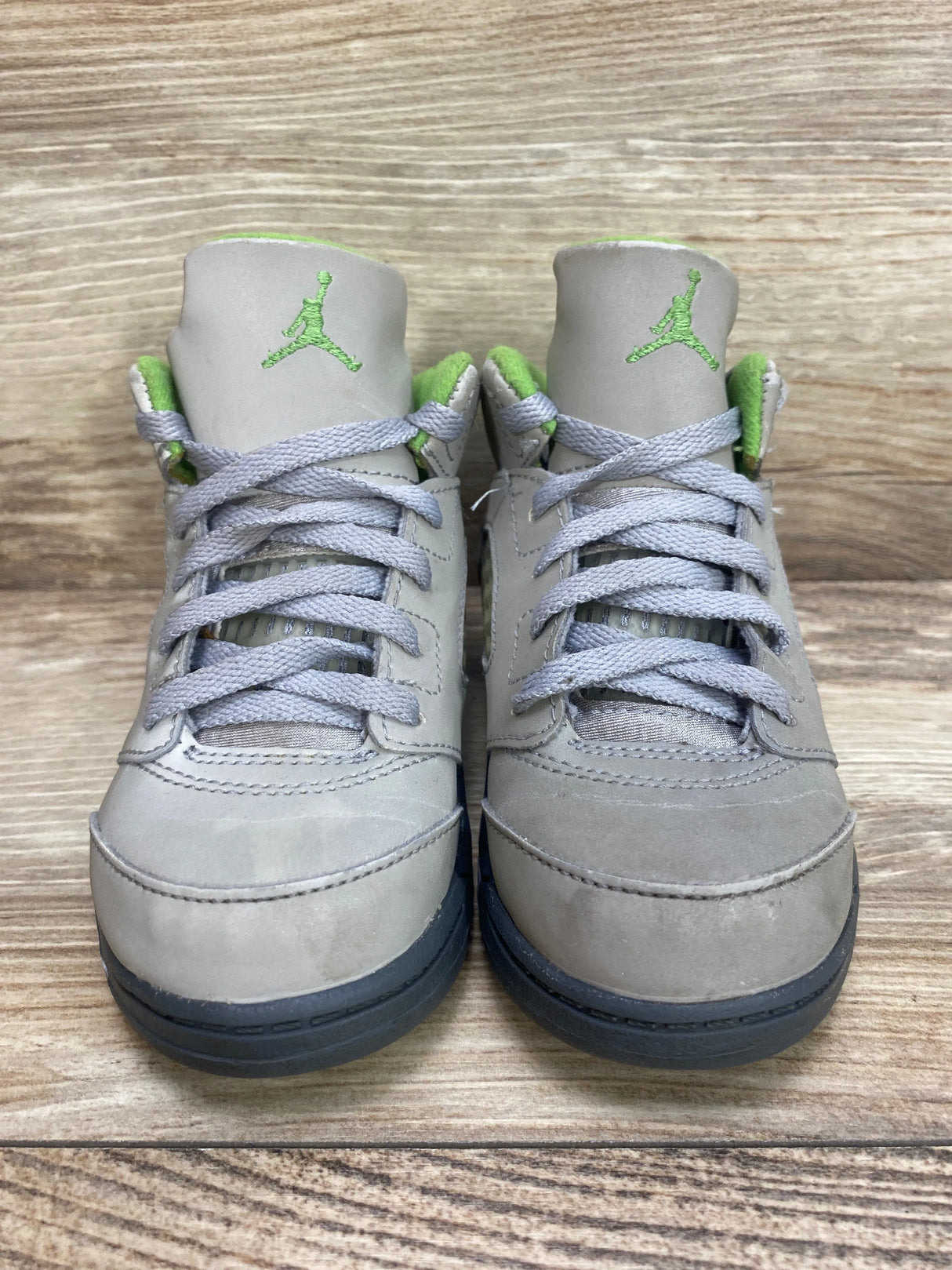 Air Jordan 5 Retro TD 'Green Bean' Sneakers sz 9c