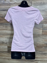 Ambiance Maternity V-Neck Shirt Pink sz XL