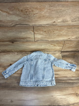 H&M Denim Button Up Jacket Light Blue sz 5T
