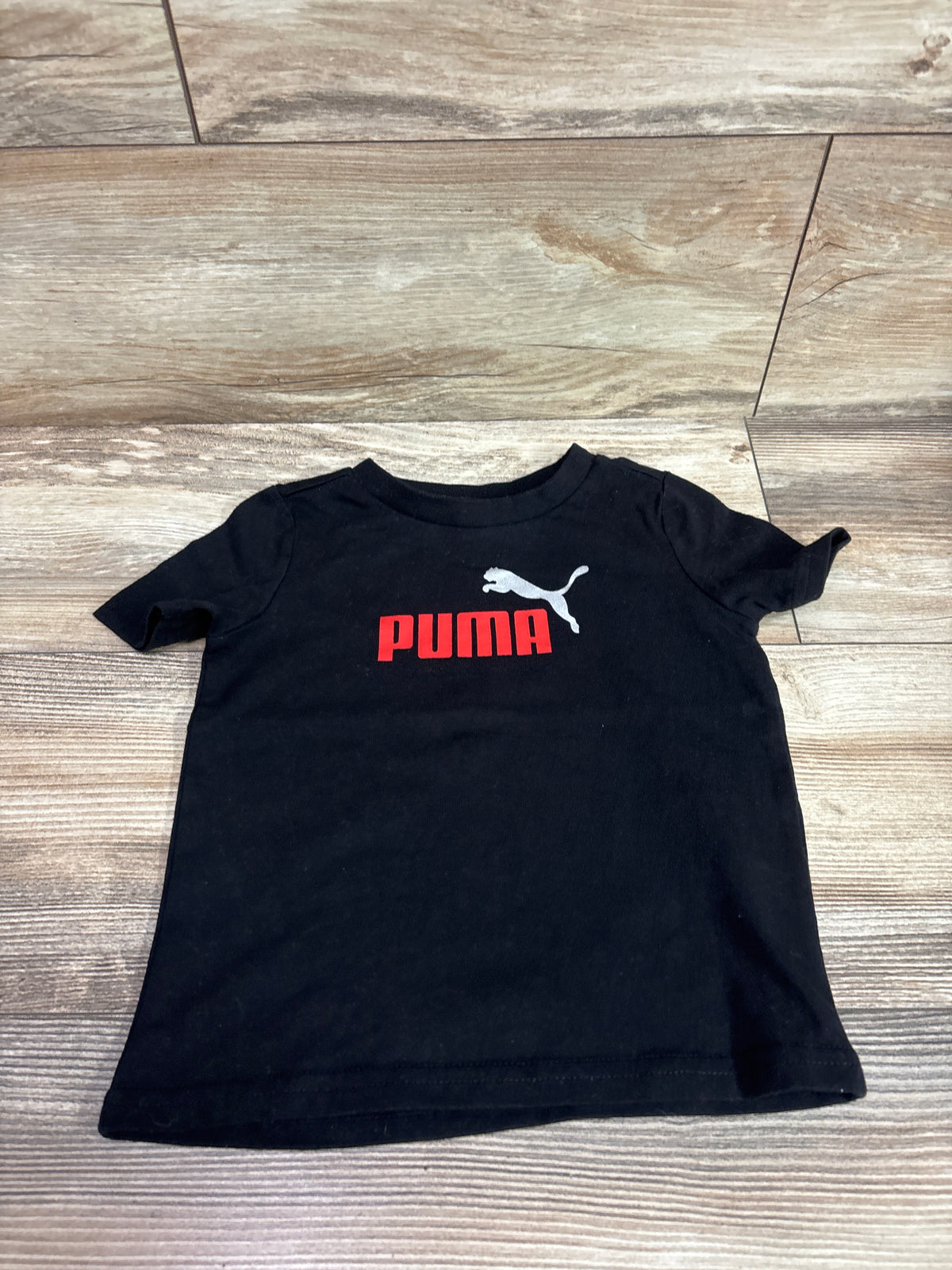 Puma Logo Shirt Black sz 2T