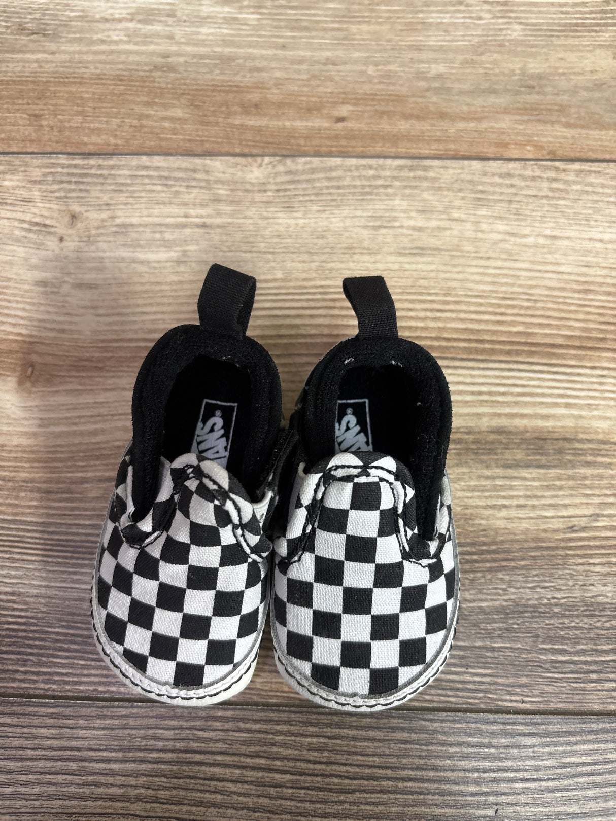 Vans Slip On V Crib Shoes Checkerboard sz 1c