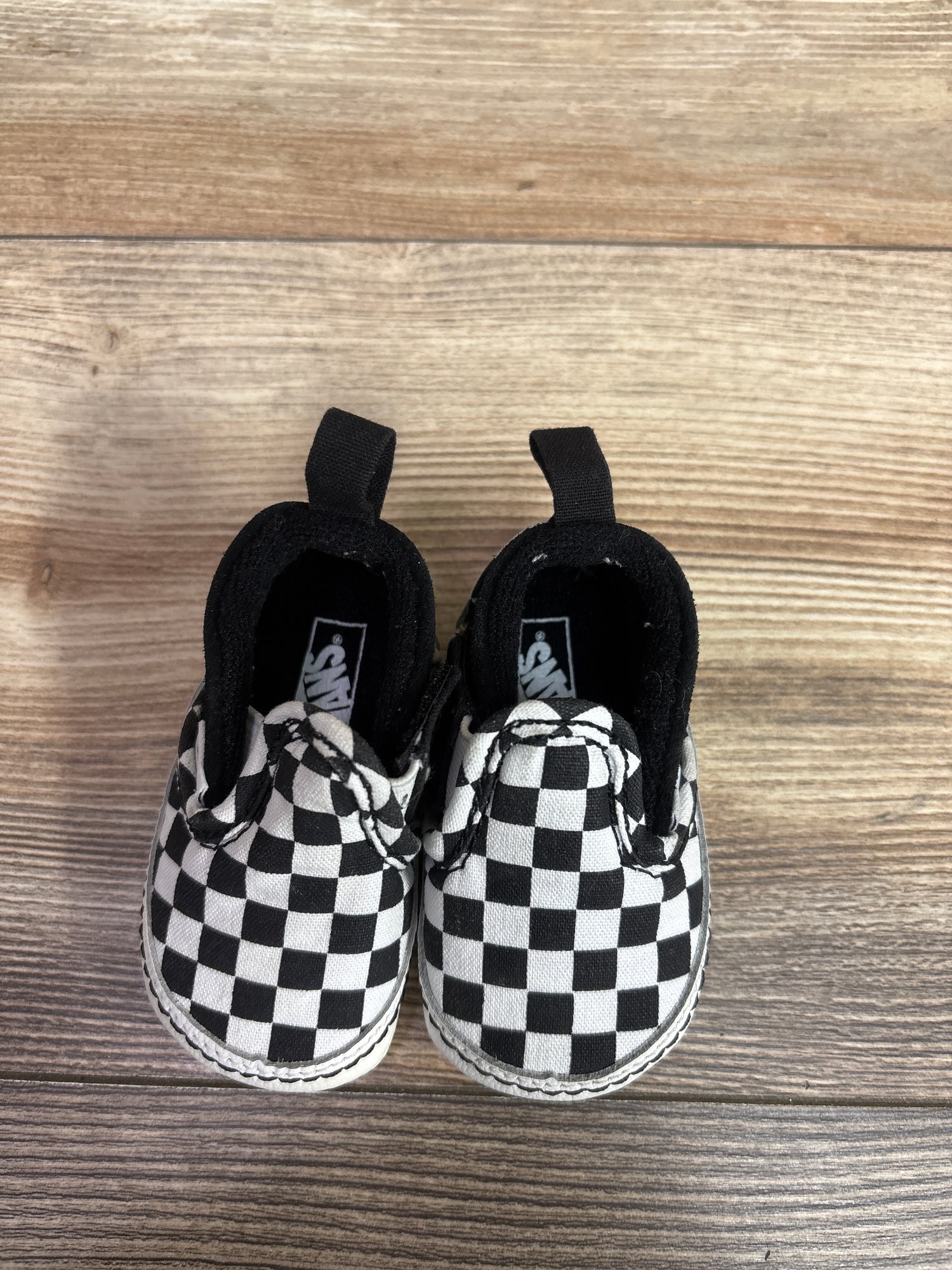 Vans Slip On V Crib Shoes Checkerboard sz 1c