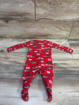 Children's Place Firetruck Sleeper Red sz 0-3m