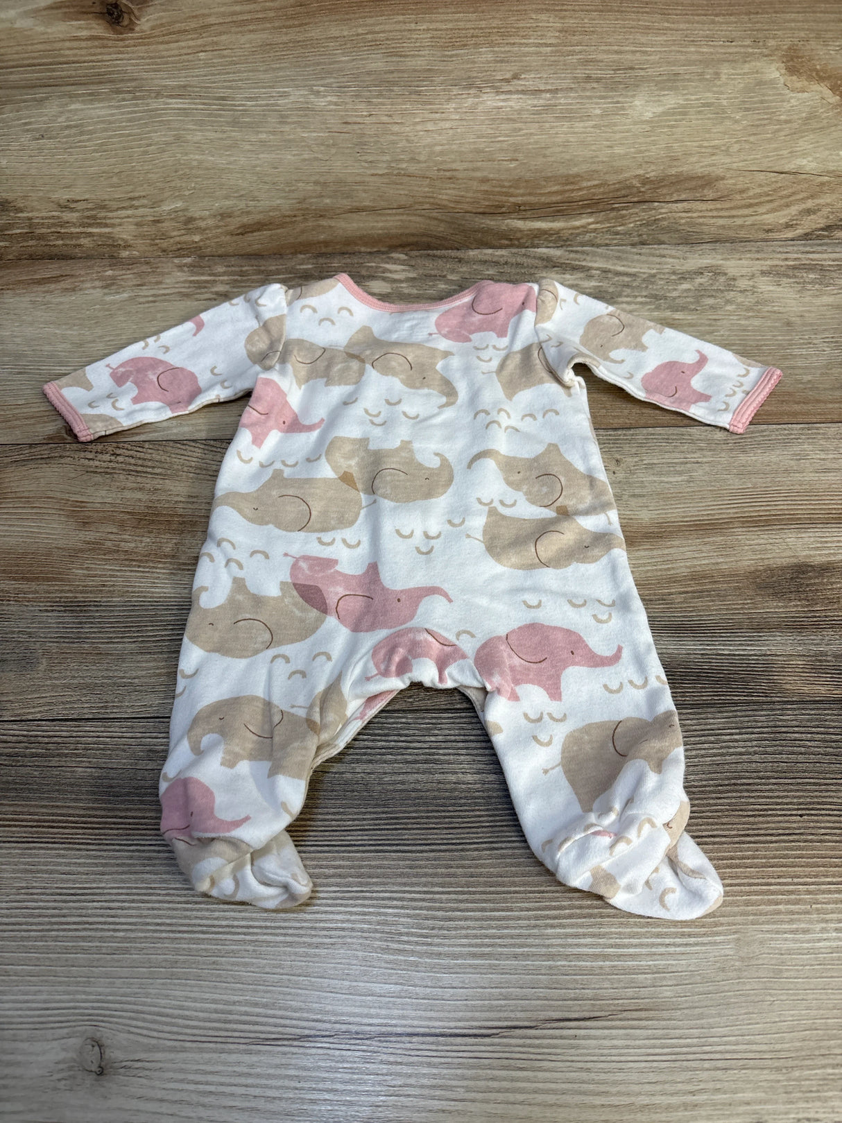 Carter's Elephant Sleeper White sz 3m