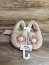 NEW Capelli Sherpa Flower Slippers Beige sz 8/9c