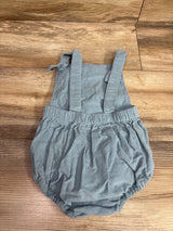 IBTOM Castle 1st Birthday Overall Bubble Romper Blue sz 12m