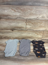 Carter's 3pk Bodysuit Set Grey sz 3m