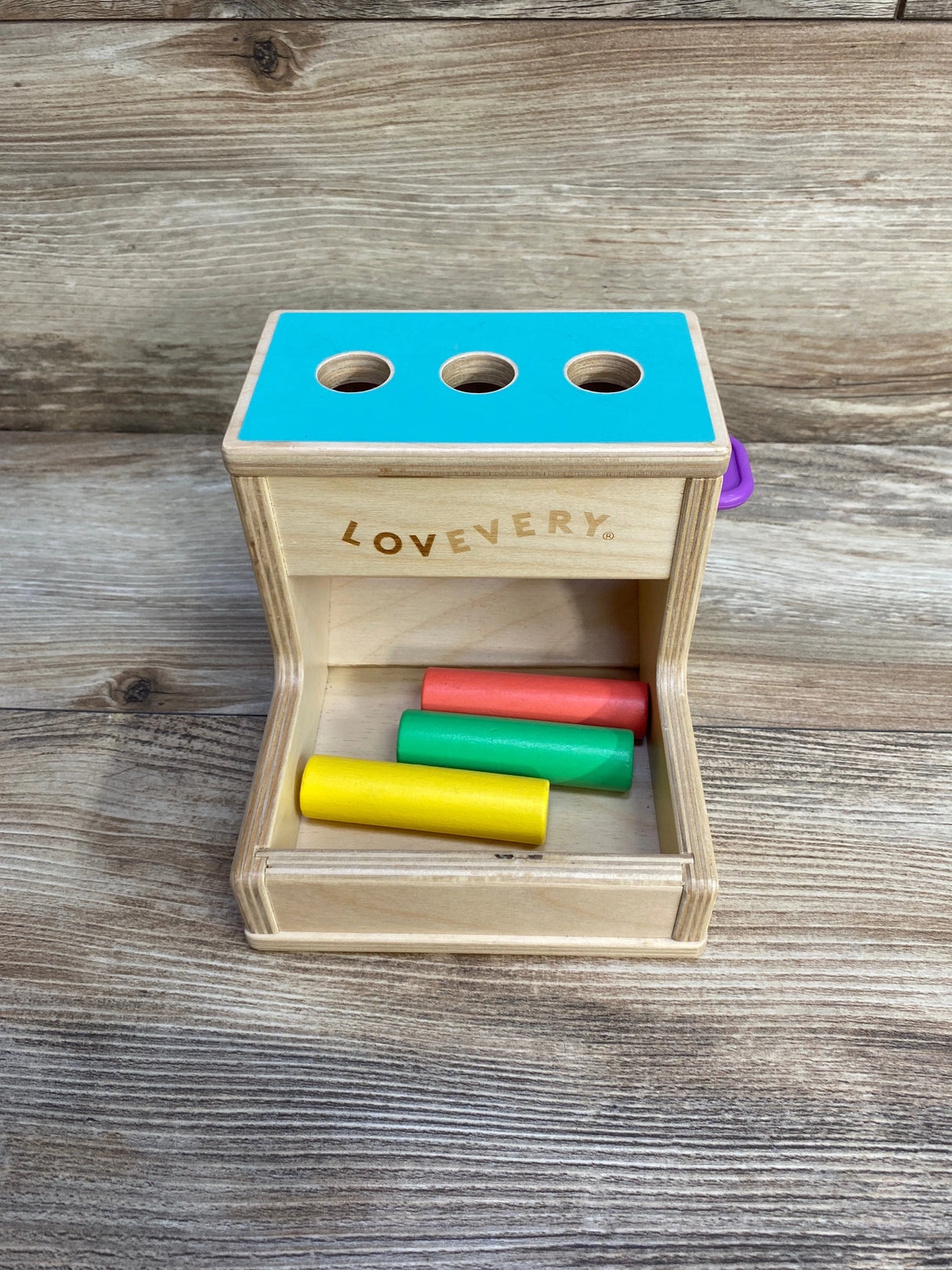 Lovevery Wooden Peg Drop - Me n Mommy To Be