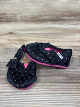 Toms Tiny Alpargata Shoes Black sz 3c