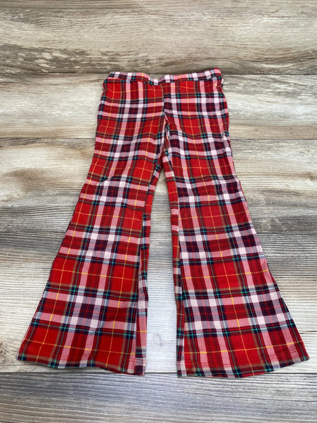 H&M Plaid Flare Leggings Red sz 4T - Me n Mommy To Be