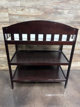 Delta Children Wilmington Changing Table with Pad in Dark Chocolate