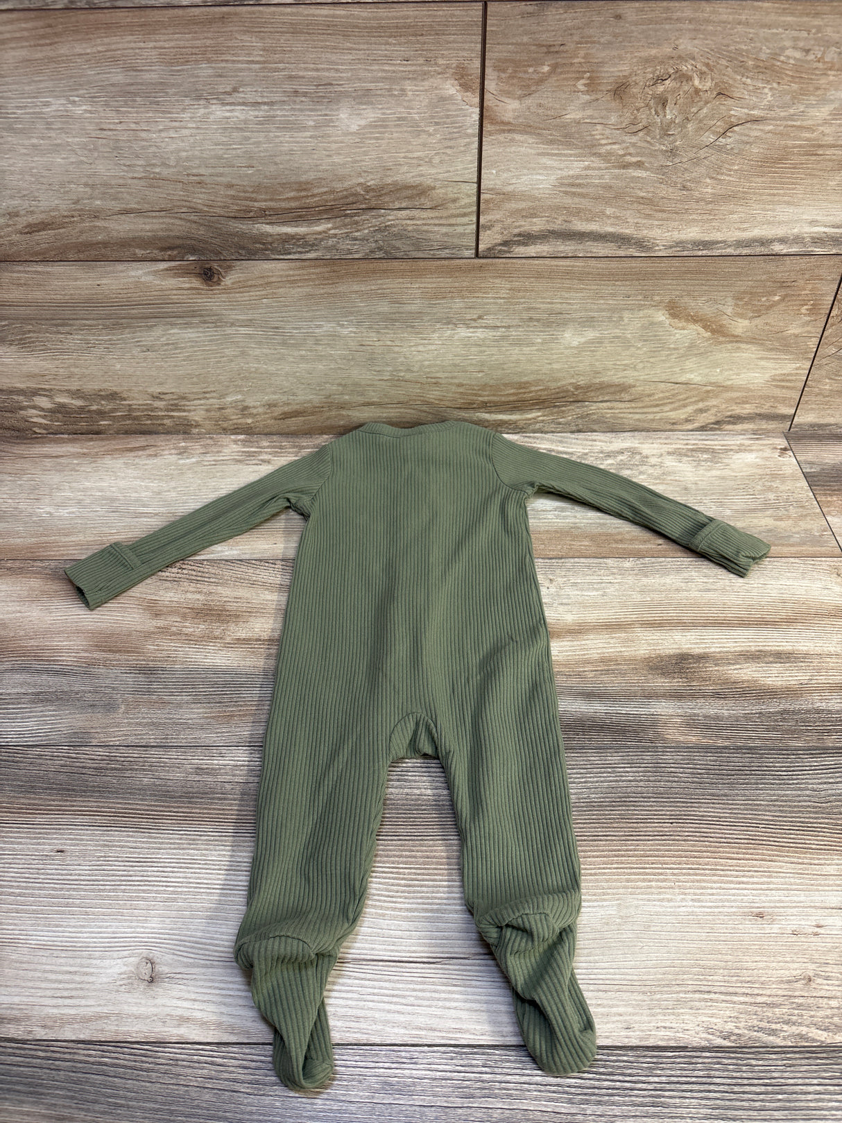Old Navy Ribbed Sleeper Sage sz 6-9m