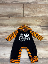 My 1st Halloween Coverall Orange/Black sz 12m