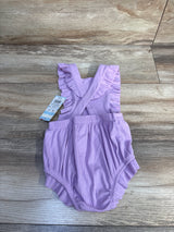 NEW Cat & Jack Ribbed Bubble Romper Purple sz 12m