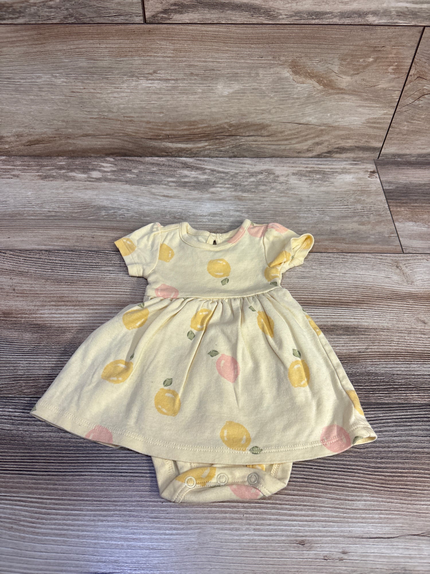 Child Of Mine Lemon Bodysuit Dress Yellow sz Newborn