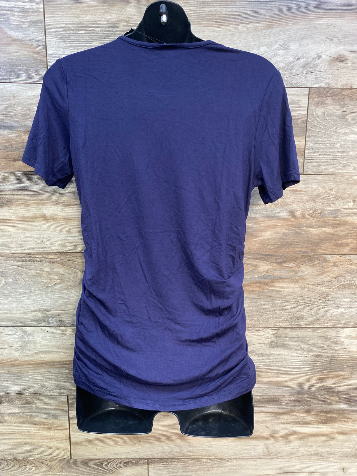 NEW Huukeay Maternity Ruched Shirt Navy sz Medium