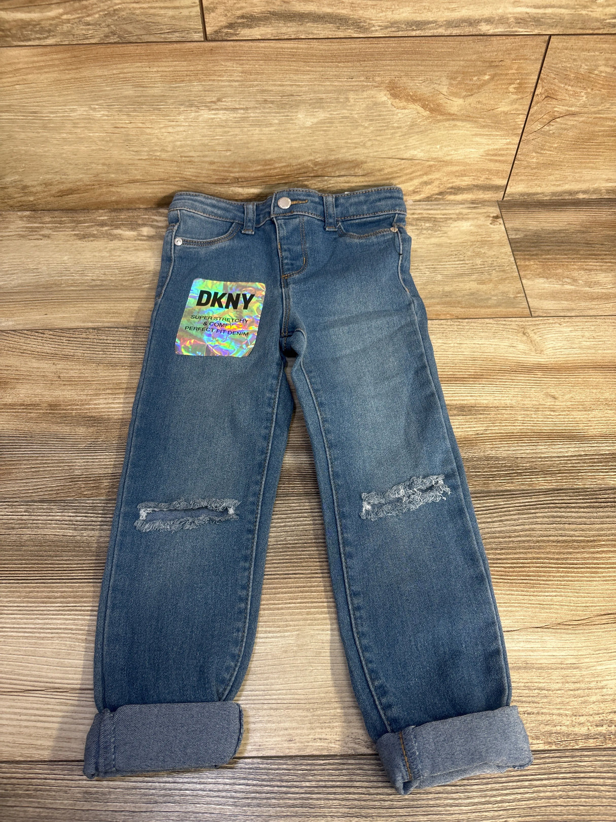 NEW DKNY Distressed Jeans Blue sz 5T