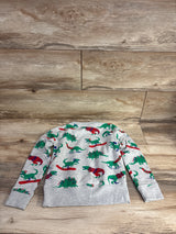 Tucker + Tate Dinosaur Christmas Sweatshirt Grey sz 5T