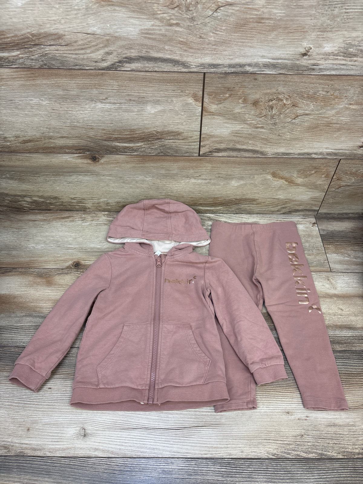 So Cute 2pc Bekkin Zip-Up Jacket & Pants Set Pink sz 18-24m