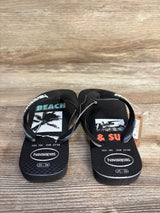 NEW Havaianas Flip Flops Beach & Surf Black sz 10c - Me n Mommy To Be