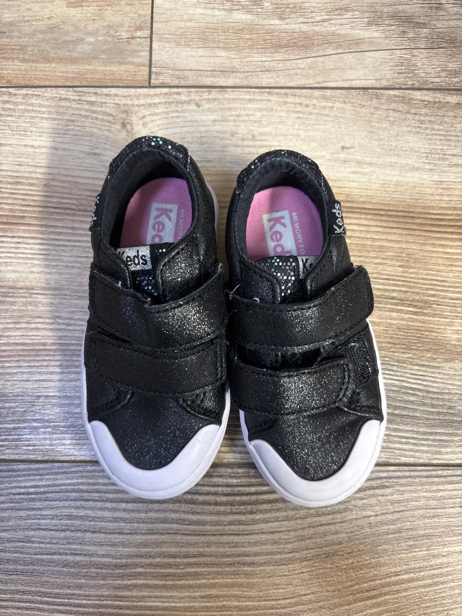 Keds Courtney Hook & Loop Sneakers Black sz 6c
