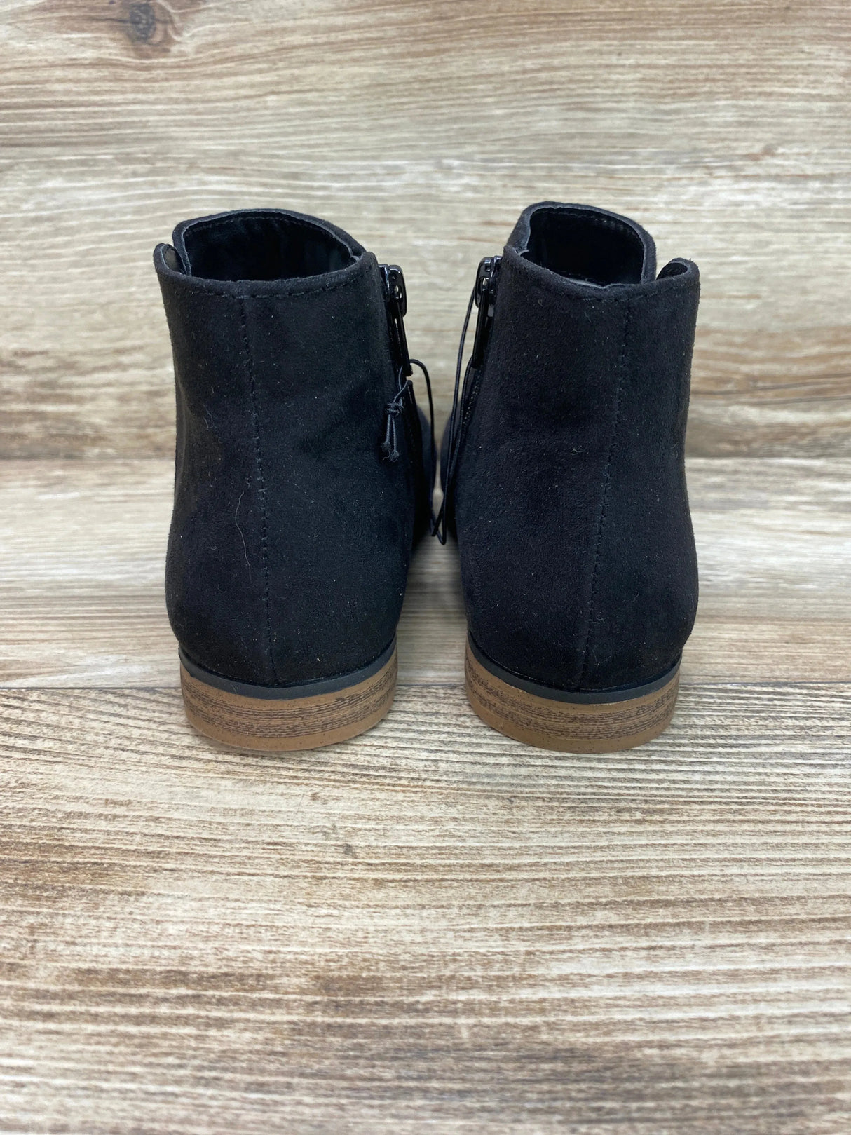 NEW Cat & Jack Penelope Zipper Boots Black Sz 1Y